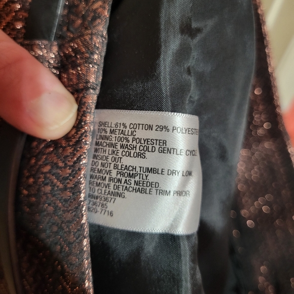 NWT - Worthington Pink Combo - Bronze Skirt-Size 12 - Picture 10 of 14